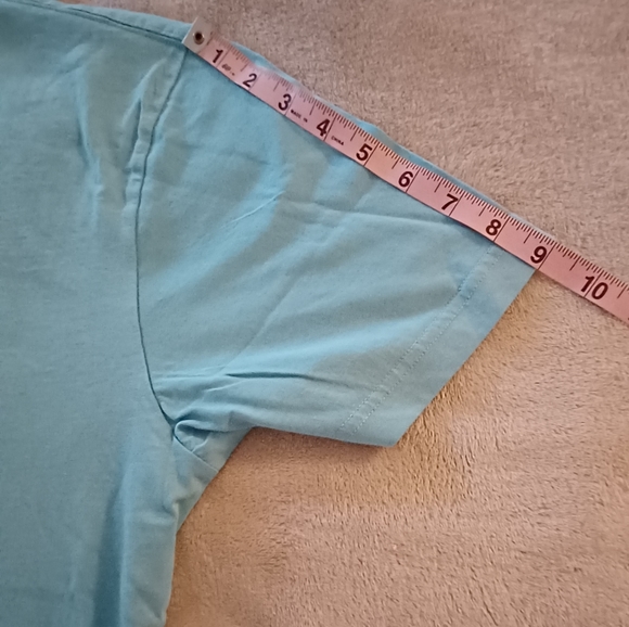 NWT Brooks Brothers Lg Blue White Aloha! Graphic Short Sleeve Cotton Tee T-Shirt - Picture 11 of 12